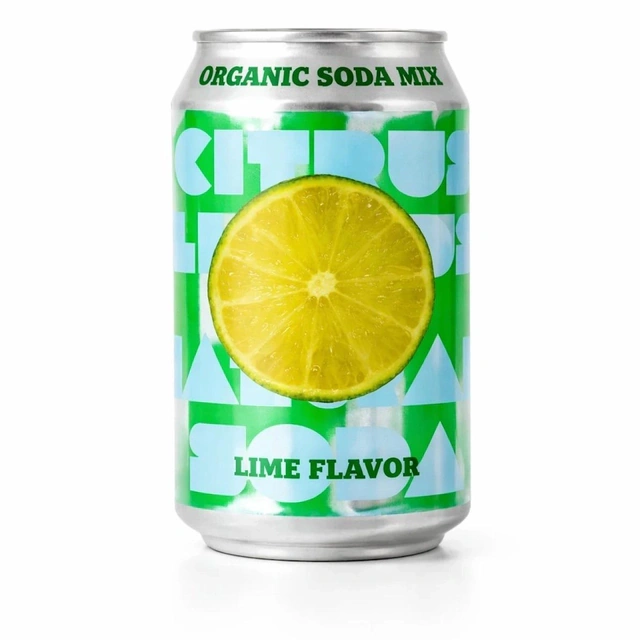 Lime flavour soda product reference