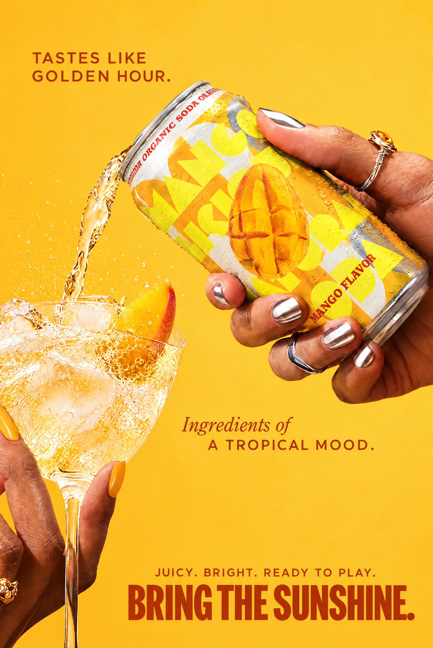 Mango flavour carousel panel