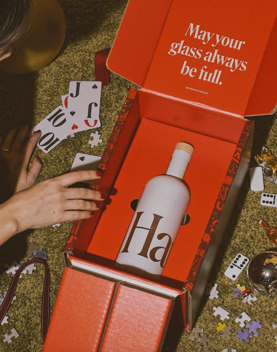 Haus example message inside packaging