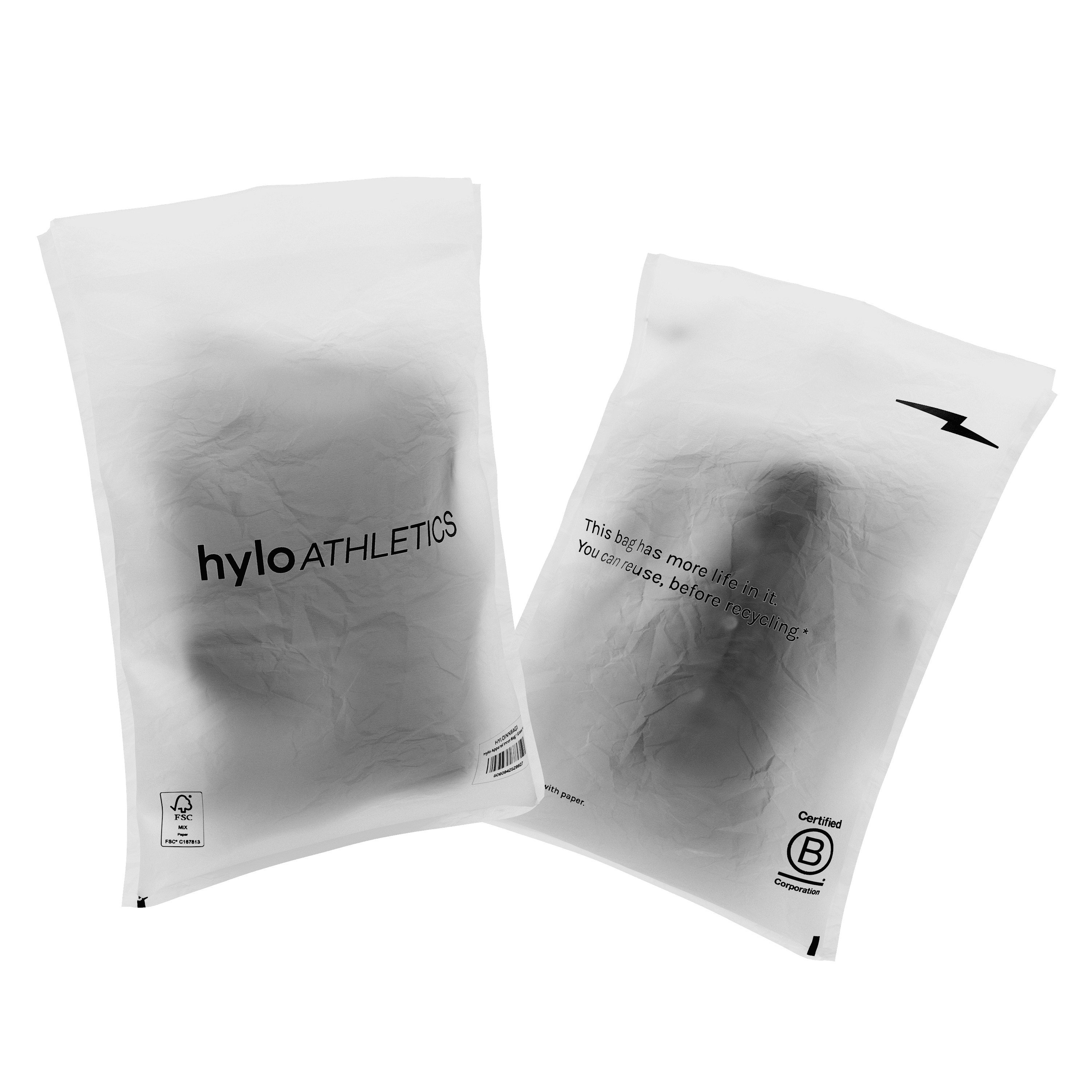 Hylo reduced their packaging footprint by 29% when they switched to glassine inner bags