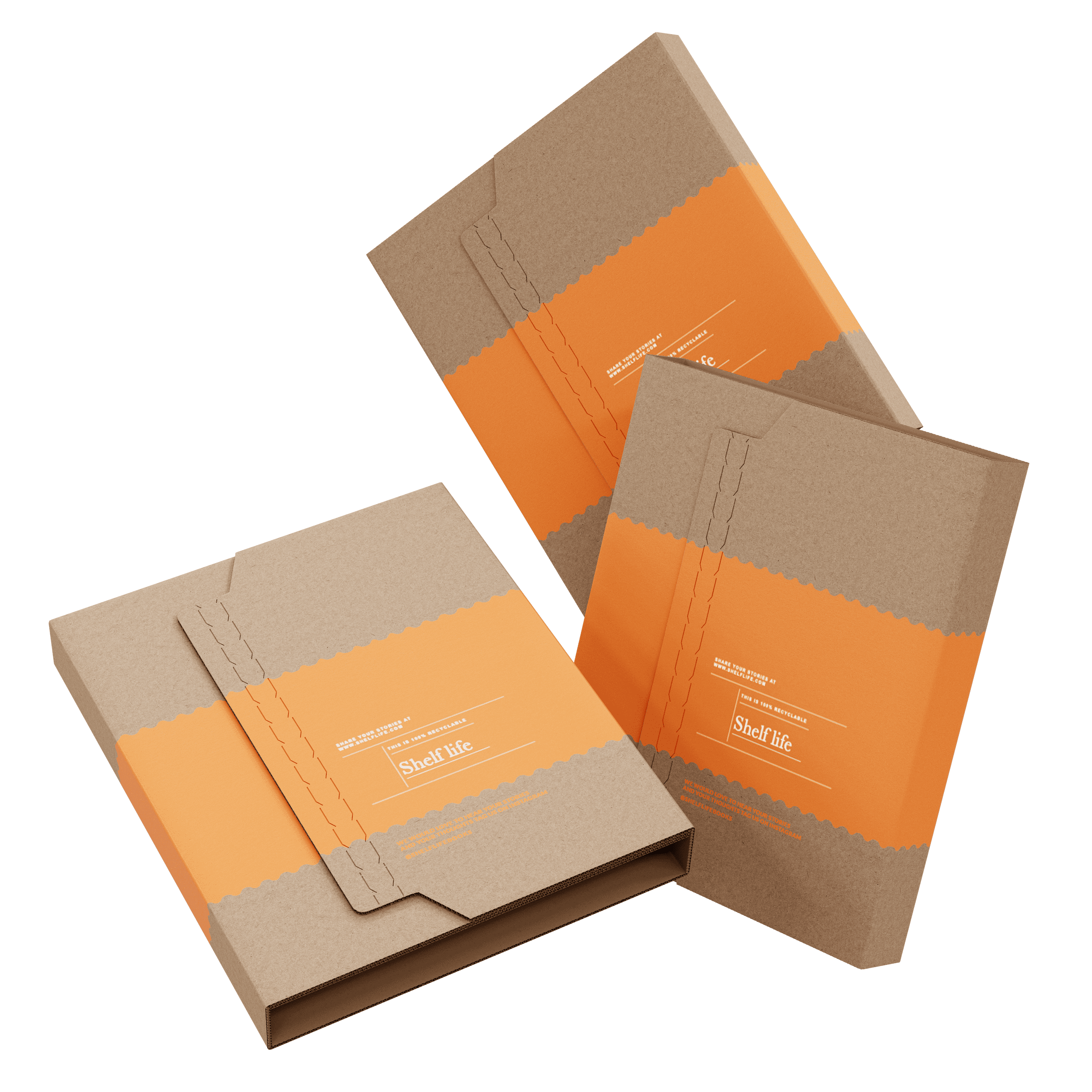 Sourceful book wrap mailers