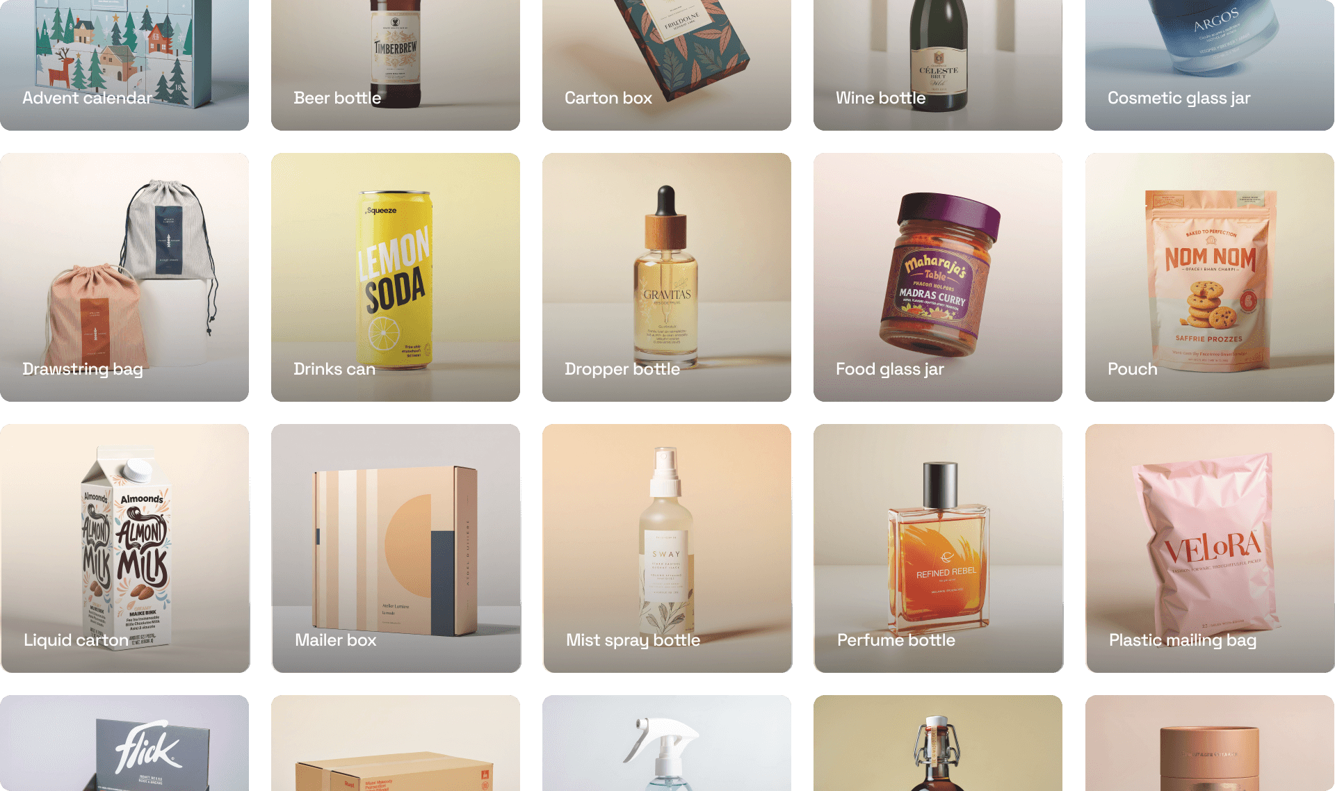 Spring 3.5 packaging model product examples